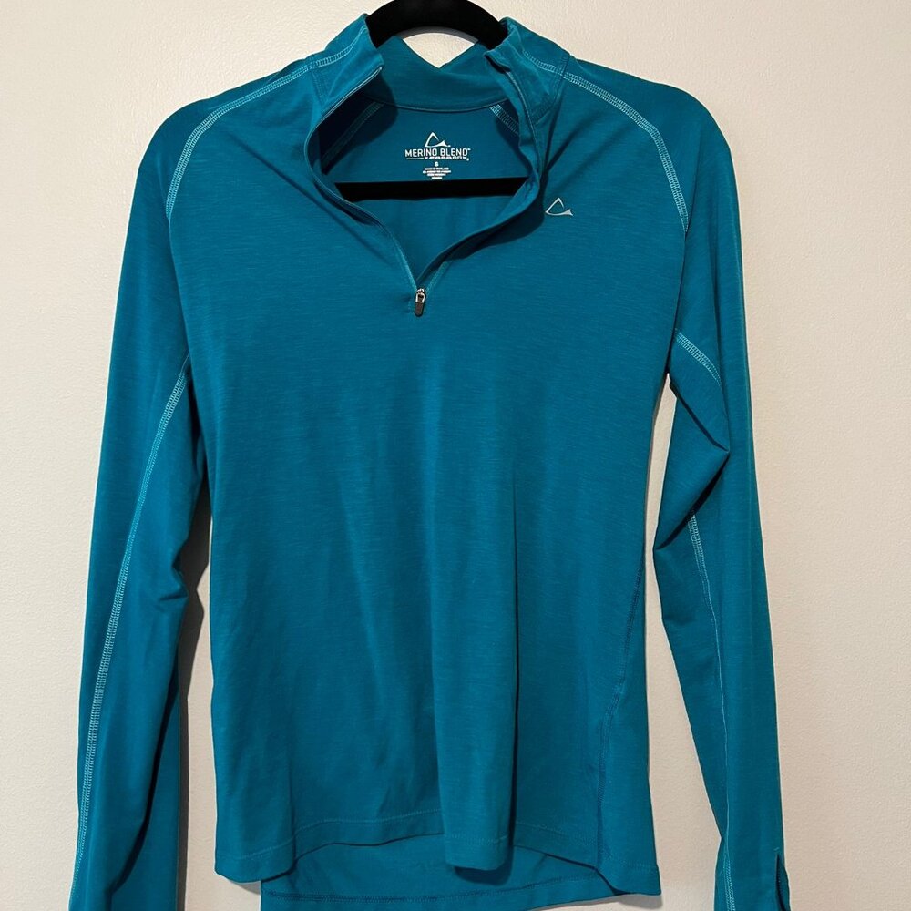 Paradox Merino Wool Quarter Zip Up Top